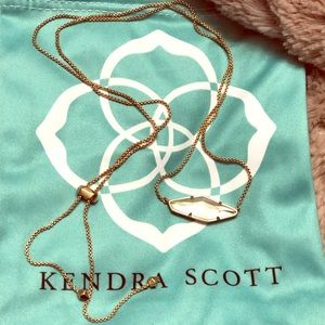 KENDRA SCOTT ROSEGOLD BETH NECKLACE ADJUSTABLE